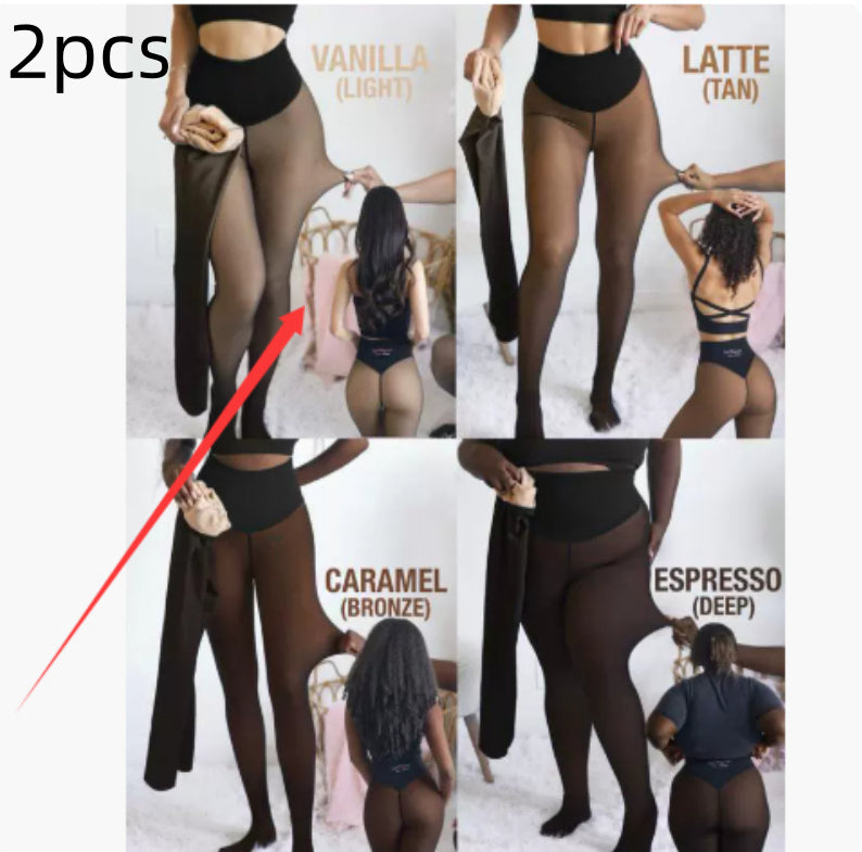 Winter Warm Translucent Leggings